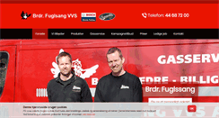 Desktop Screenshot of fuglsangvvs.dk